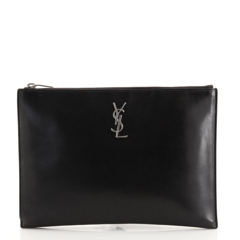 Classic Monogram Zip Pouch Leather Small S744816662060