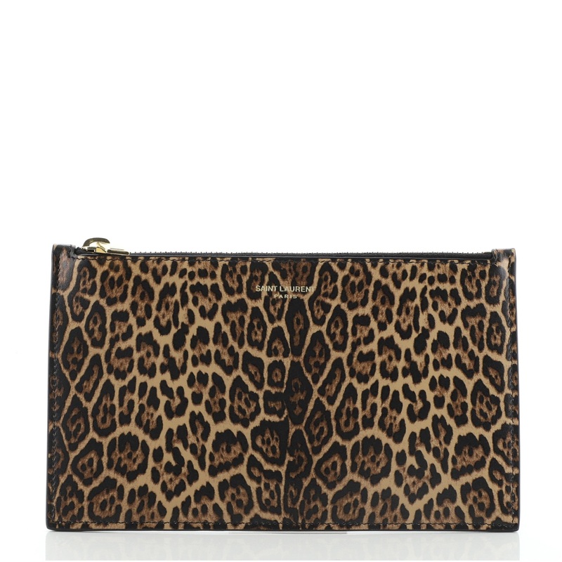 Zip Pouch Printed Leather Small S744816649502