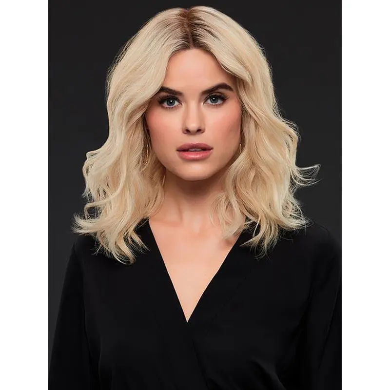 Layered 14" Shoulder Length Wavy Style Medium Wigs