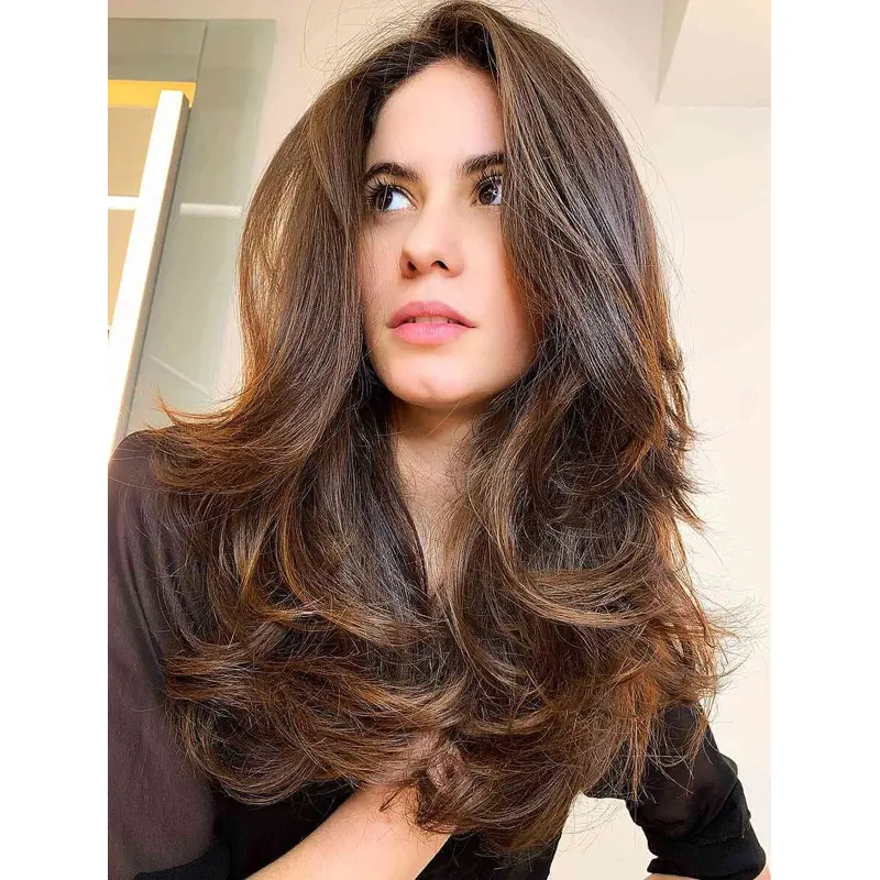 Long Wigs For Sale Fabulous Synthetic Brown Wig Lace Long Layered Wigs