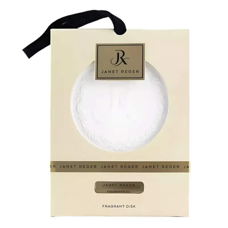 JANET REGER CERAMIC FRAGRANCE DISC & FRAGRANCE OIL 10ML
