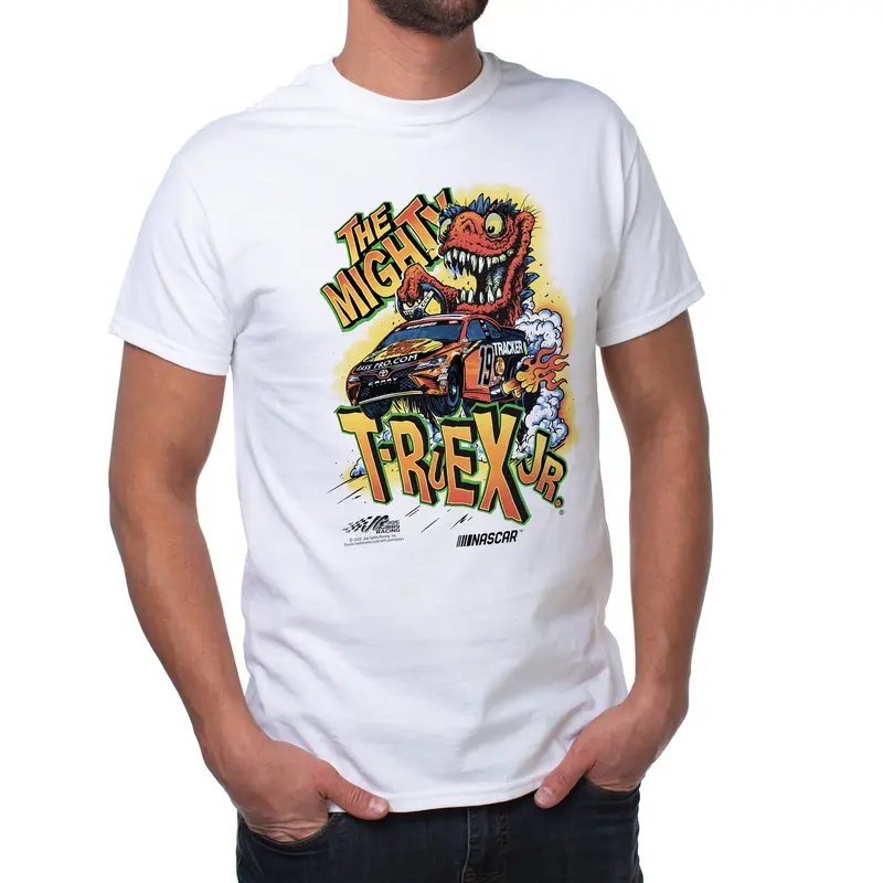 DelSol NASCAR Mens Classic Crew Tee - Martin Truex Jr - 4 White by DelSol for Men - 1 Pc T-Shirt (XL)