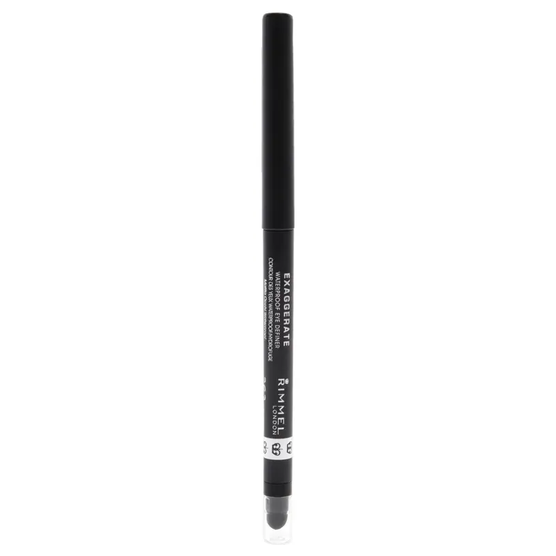 Rimmel London Exaggerate Eye Definer Crayon Precision Waterproof - 263 Starlit Black by Rimmel London for Women - 0.009 oz Eyeliner