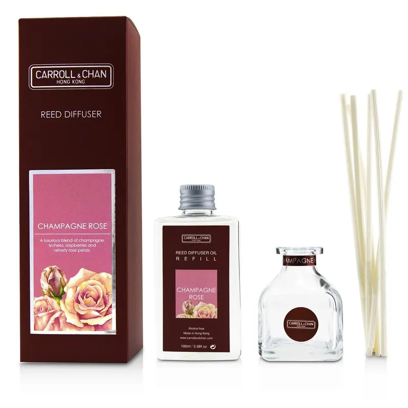 The Candle Company (Carroll & Chan) Reed Diffuser - Champagne Rose  100ml/3.38oz