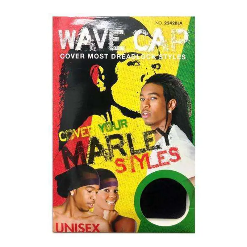 Magic Collection Marley Styles Unisex Wave Cap #2242 Black