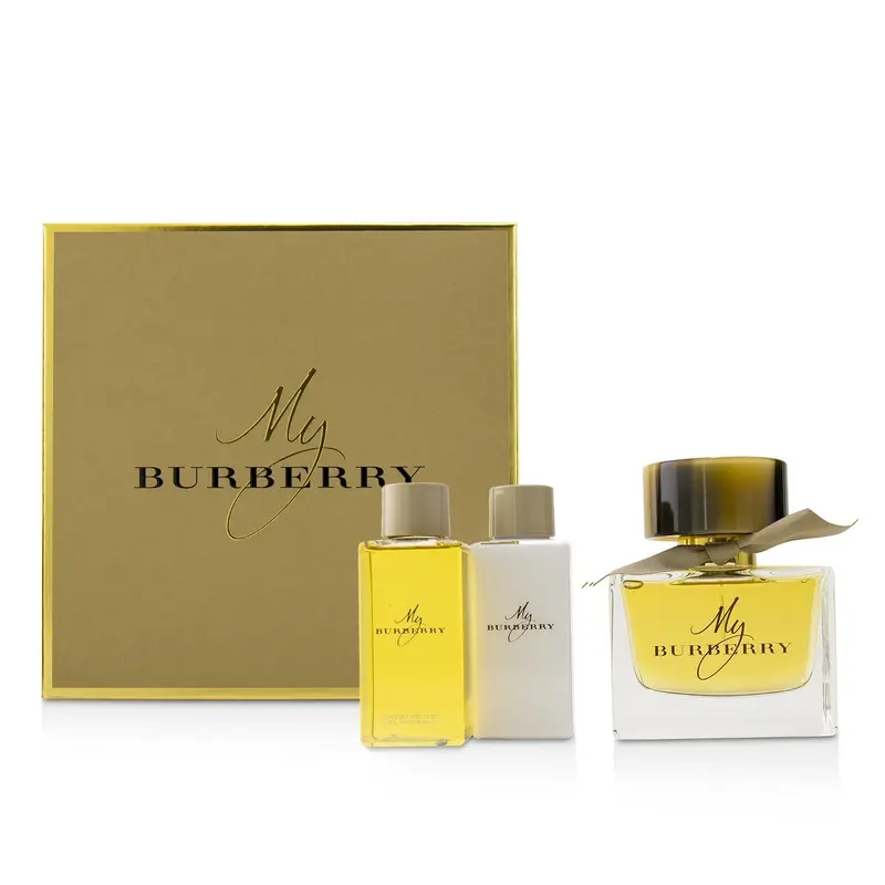 Burberry My Burberry Coffret: Eau De Parfum Spray 90ml/3oz + Body Lotion 75ml/2.6oz + Bathing Gel 75ml/2.6oz  3pcs