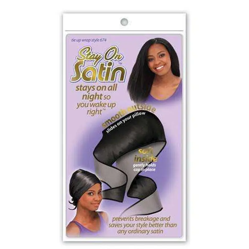Stay On Satin Tie Up Wrap - Style 774 Assorted - Dollar Deals