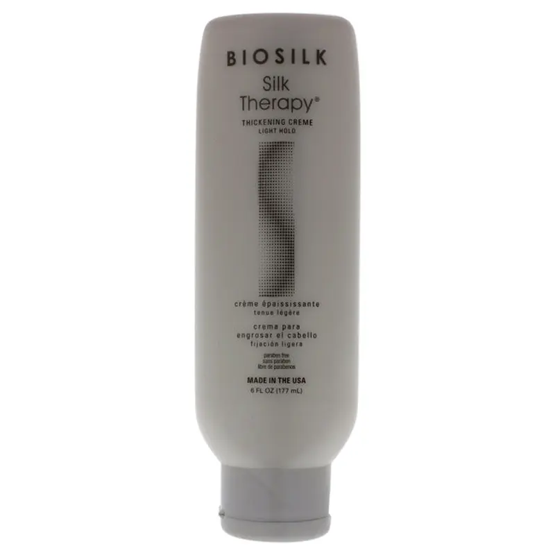 Biosilk Therapy Thickening Creme Light Hold by Biosilk for Unisex - 6 oz Creme