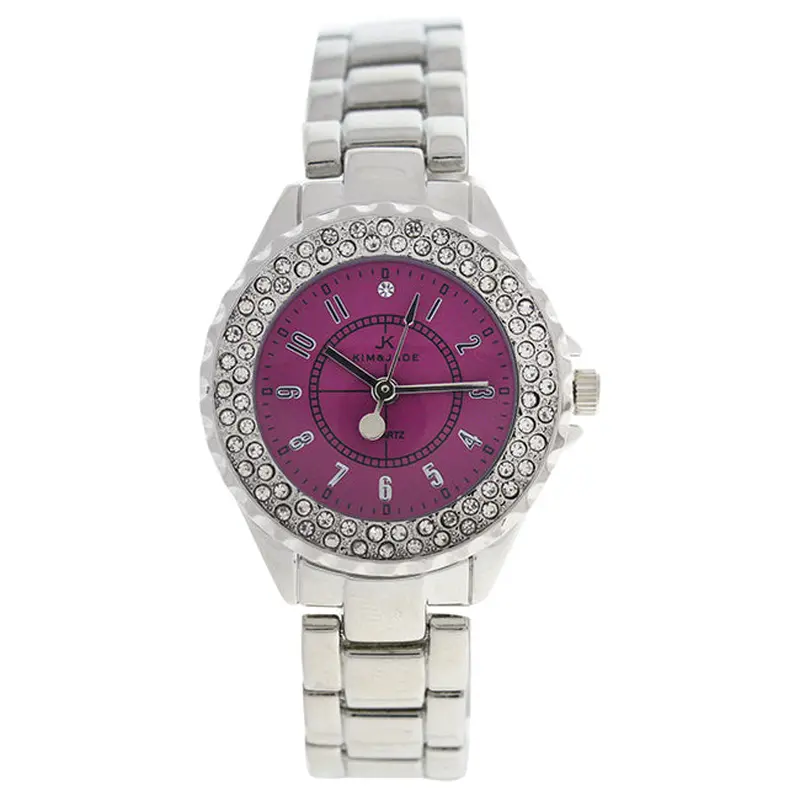 Kim & Jade 2033L-SP Silver Stainless Steel Bracelet Watch by Kim & Jade for Women - 1 Pc Watch