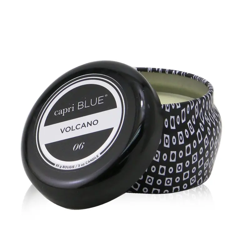 Capri Blue Black Mini Tin Candle - Volcano  85g/3oz