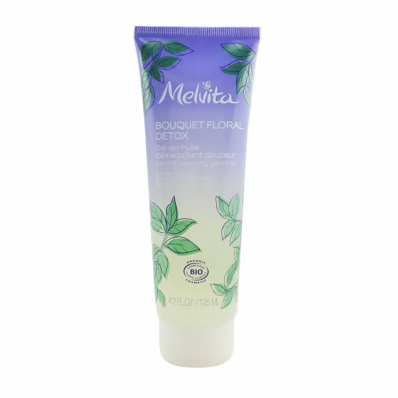 Melvita Bouquet Floral Detox Organic Gentle Cleansing Gel-In-Oil  125ml/4.2oz