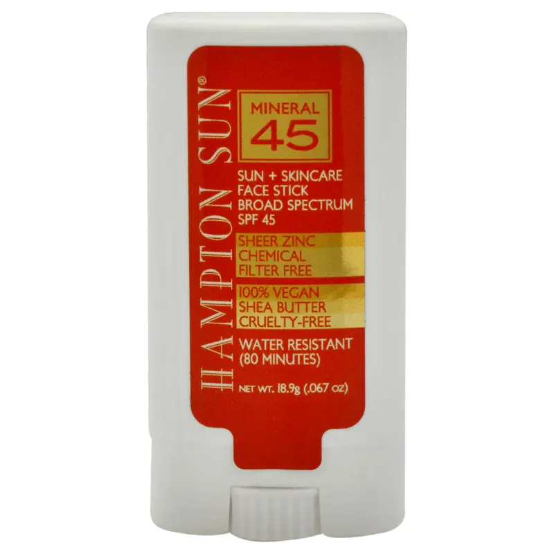 Hampton Sun Mineral Sun Plus Skincare Face Stick SPF 45  by Hampton Sun for Unisex - 0.67 oz Sunscreen