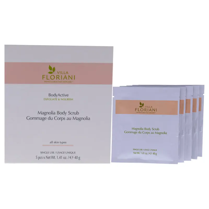Villa Floriani BodyActive Body Scrub - Magnolia by Villa Floriani for Women -5 x 1.41 oz Scrub