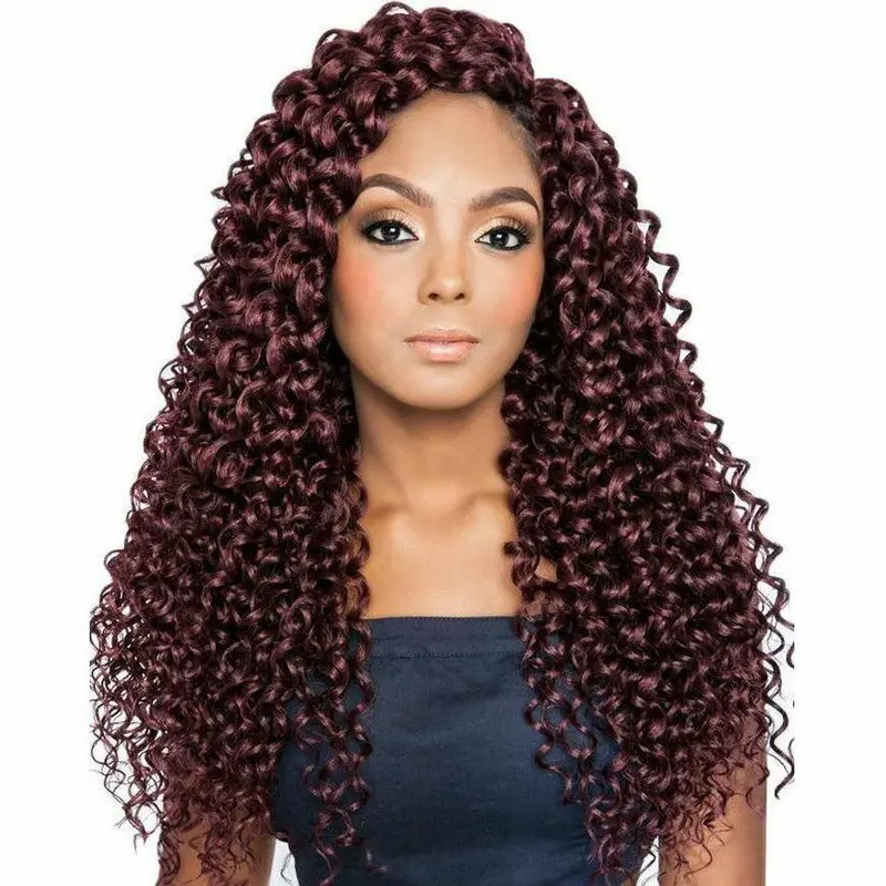 Afri-Naptural: Caribbean Bundle Pre-Stretched Cascading Ripple 18" (CBP04) -FINAL SALE