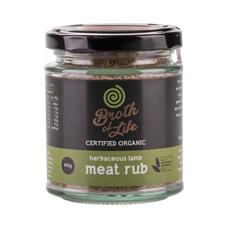 Broth Of Life Org Meat Rub Herbaceous Lamb 100g