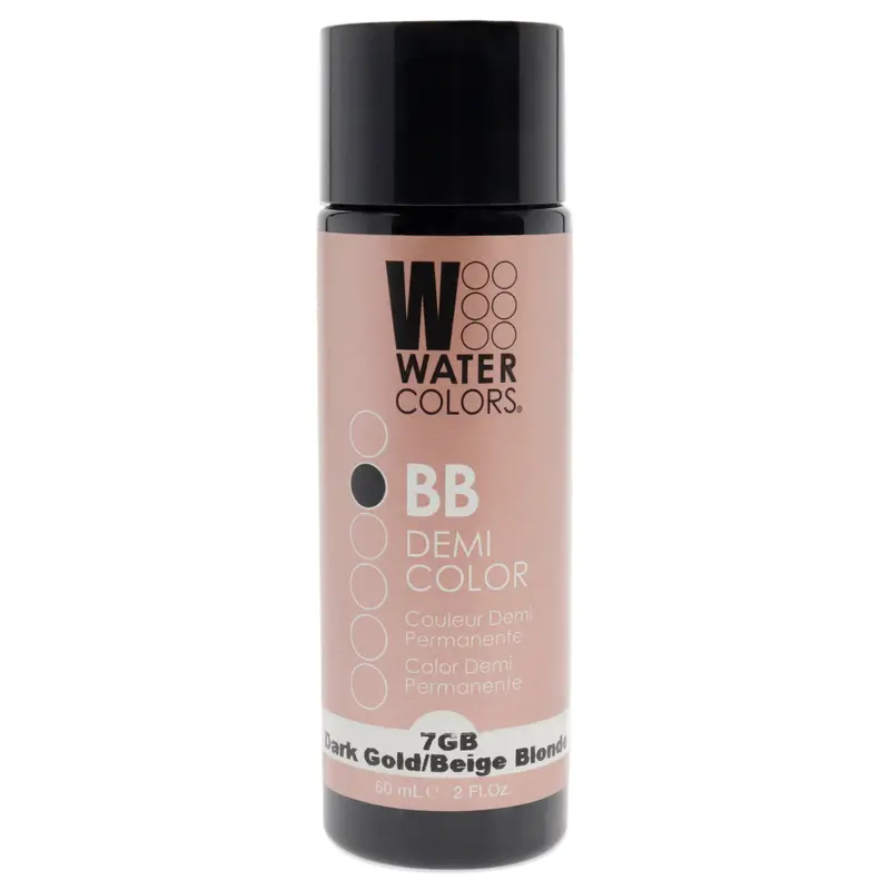 Tressa Watercolors BB Demi-Permanent Hair Color - 7GB Dark Golden Beige Blonde by Tressa for Unisex - 2 oz Hair Color