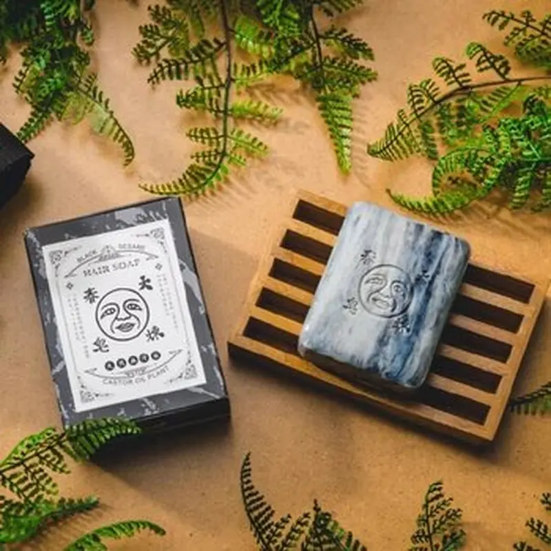 DA CHUN Charcoal Hair Soap?125g #oily hair scalp/shampoo/soap bar 1pc?125g  Fixed Size