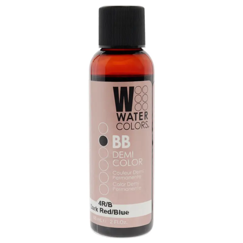 Tressa Watercolors BB Demi-Permanent Hair Color - 4RB Dark Red Blue by Tressa for Unisex - 2 oz Hair Color