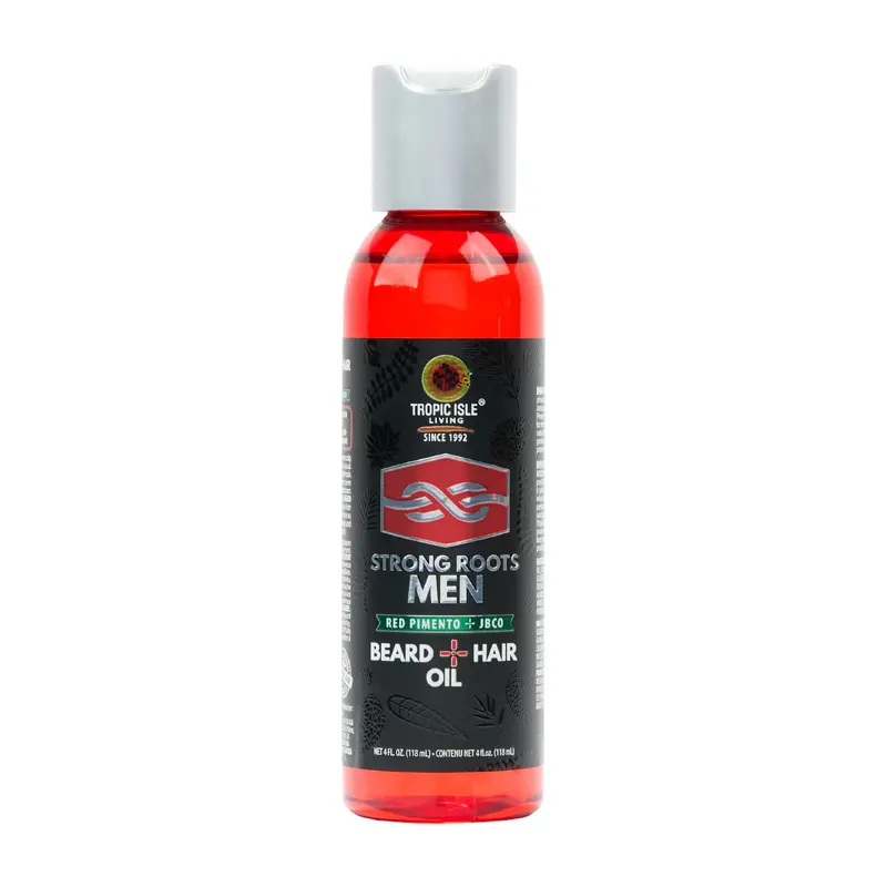 Tropic Isle Living Strong Roots Men Beard + Hair Oil 4 oz MSR120