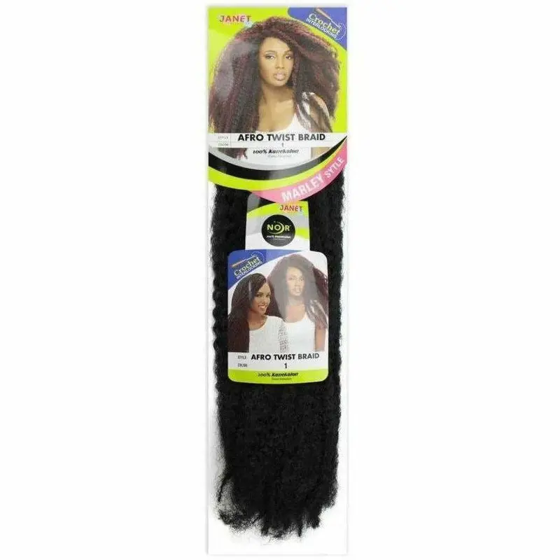 Janet Collection: 2X Afro Marley Twist Braid