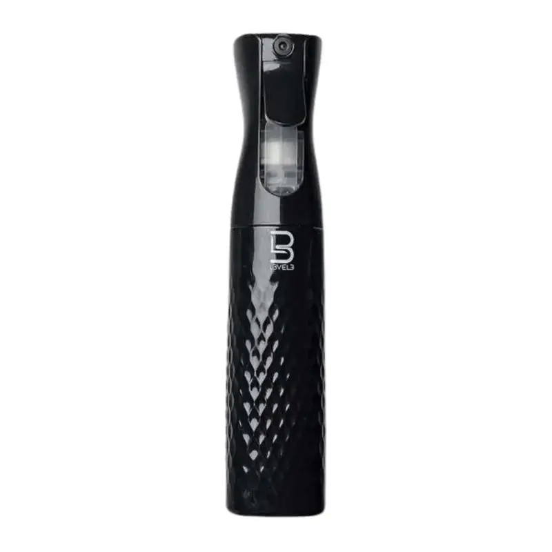 Level 3 Beveled Spray Bottle - Black