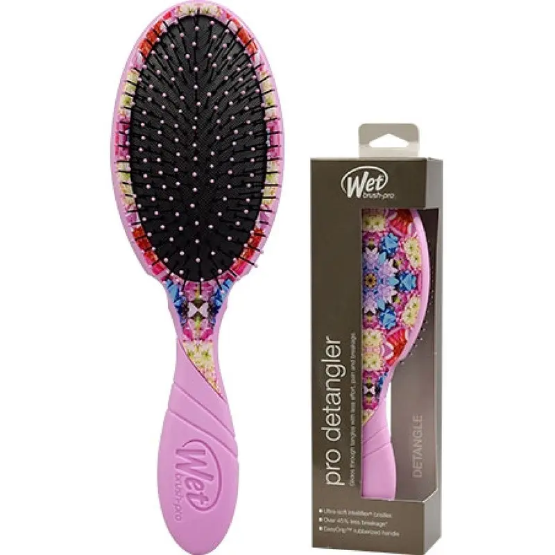 Wet Brush Pro Detangler Kaleidoscope Dreams Collection - Pink Floral