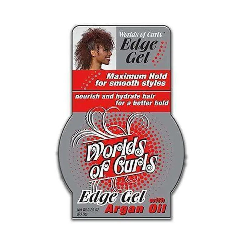 World Of Curls Edge Gel w/ Argan Oil