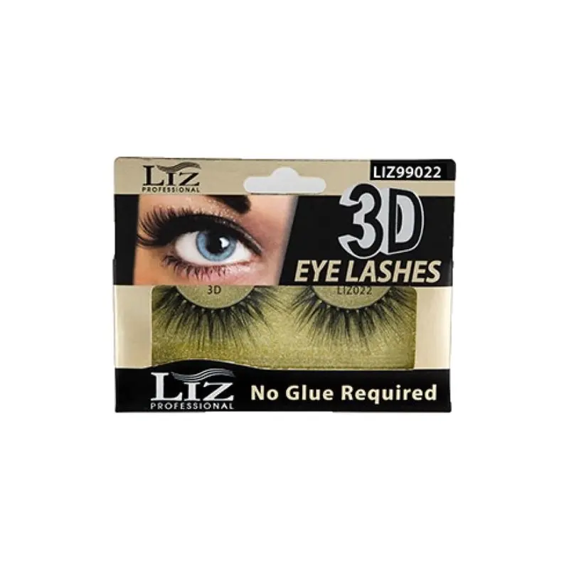 Liz Professional 3D No Glue Required Eye Lashes #022