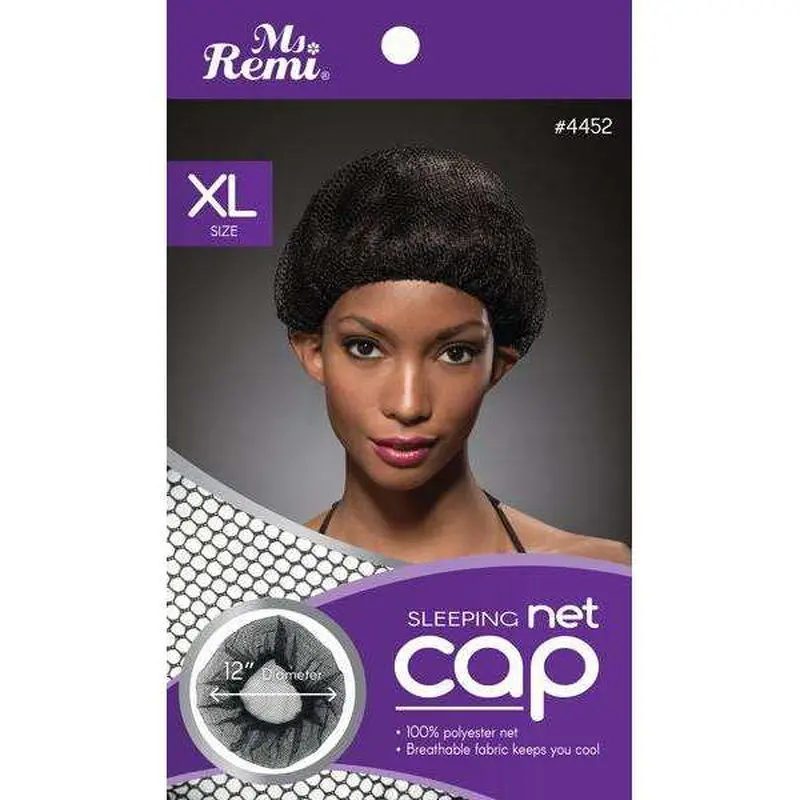 Ms. Remi Sleeping Net Cap Extra Large Black #4452