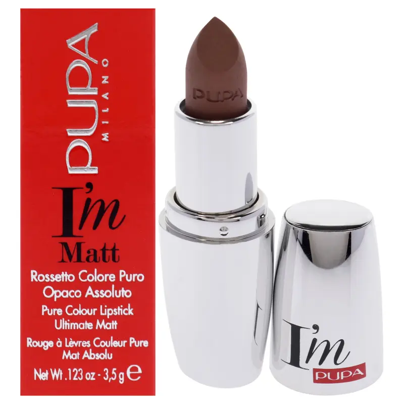 Pupa Milano I Am Matte Pure Colour Lipstick - 015 Tempting Taupe by Pupa Milano for Women - 0.123 oz Lipstick