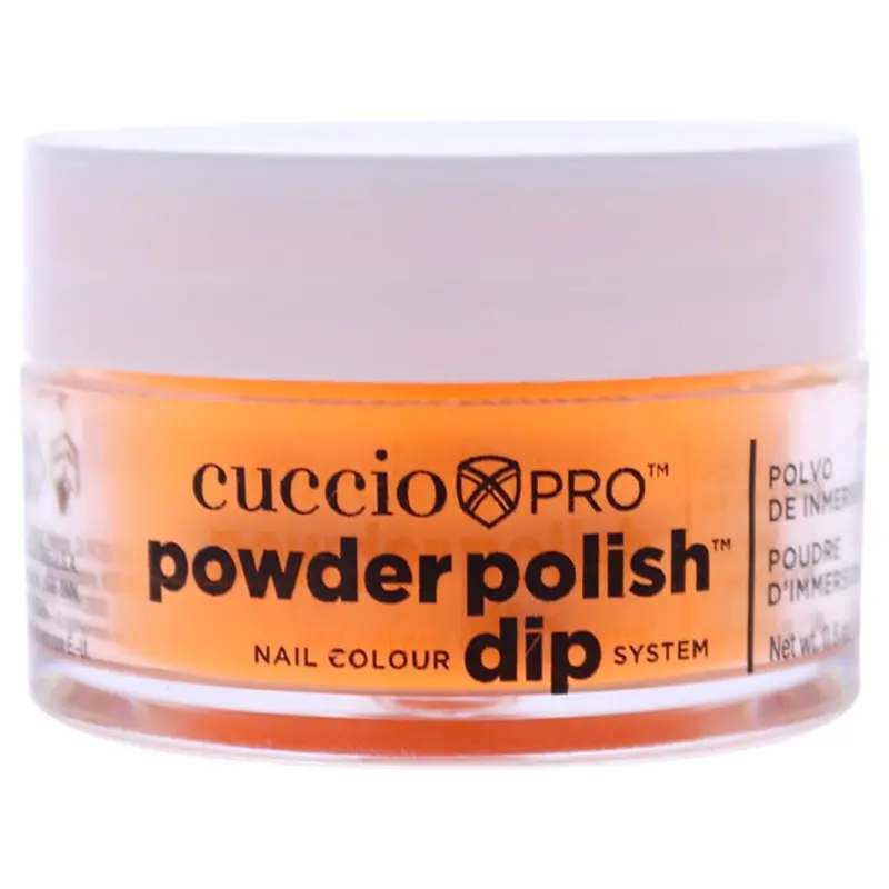 Cuccio Pro Powder Polish Nail Colour Dip System - Neon Orange by Cuccio for Women - 0.5 oz Nail Powder
