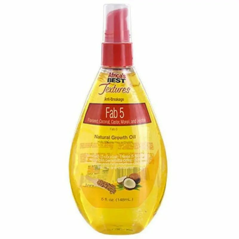 Africa's Best: Fab 5 Natural Growth Oil 5oz