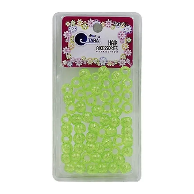 Tara Hair Beads - Green Crystal #ZQ9382