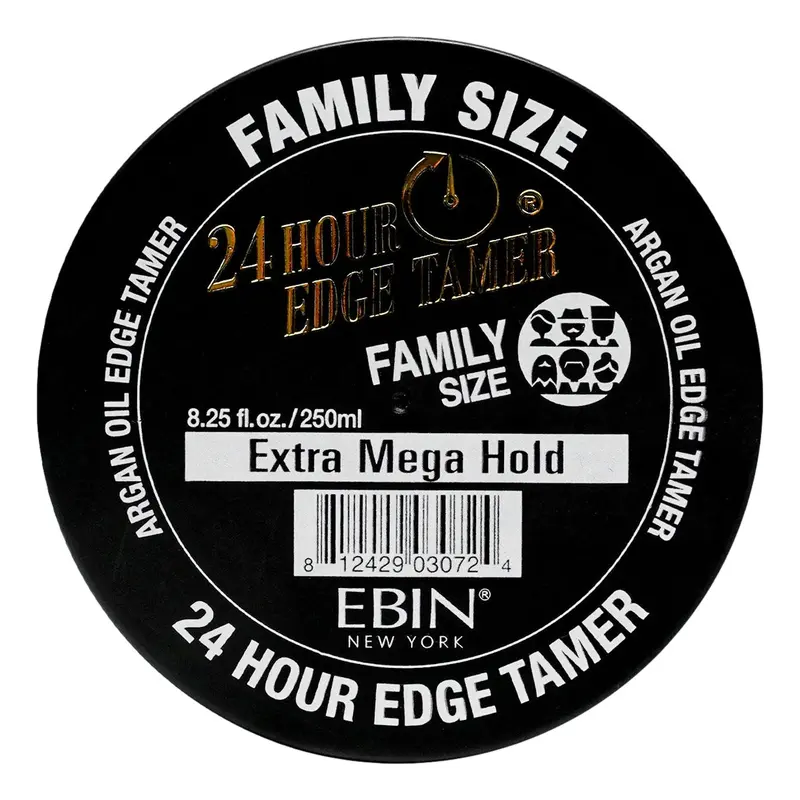 EBIN 24 Hour Edge Tamer Extra Mega Hold Family Size 8.25oz