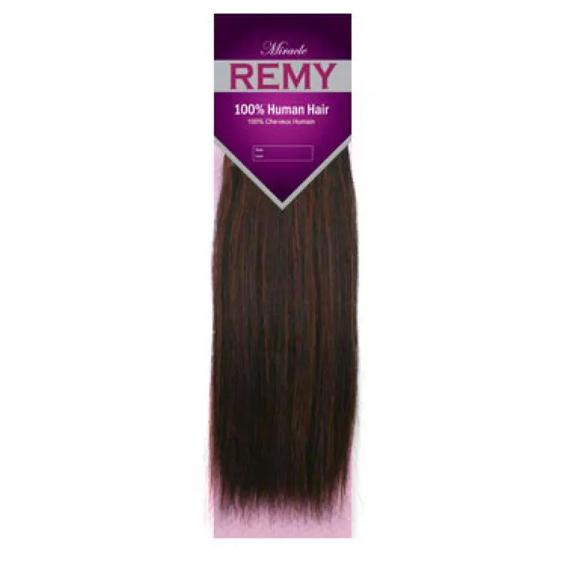 Miracle Remy 100% Human Hair Weave - Silky Yaky 10"