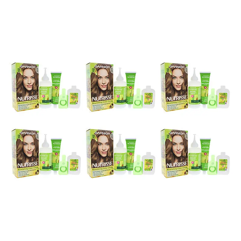 Garnier Nutrisse Nourishing Color Creme - 73 Dark Golden Blonde by Garnier for Unisex - 1 Application Hair Color - Pack of 6
