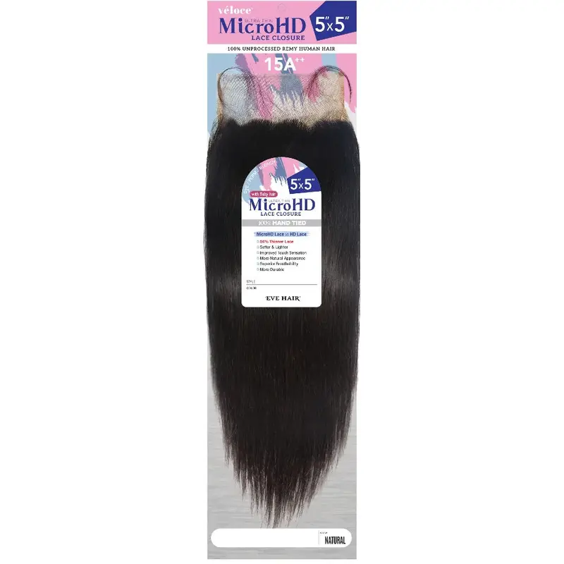 5X5 Micro HD Lace Closure Straight 10" MHDST