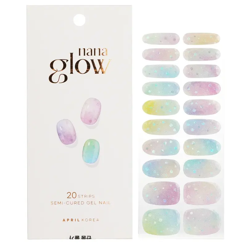 April Korea Nanaglow Nail Sticker - # GN05  20pcs