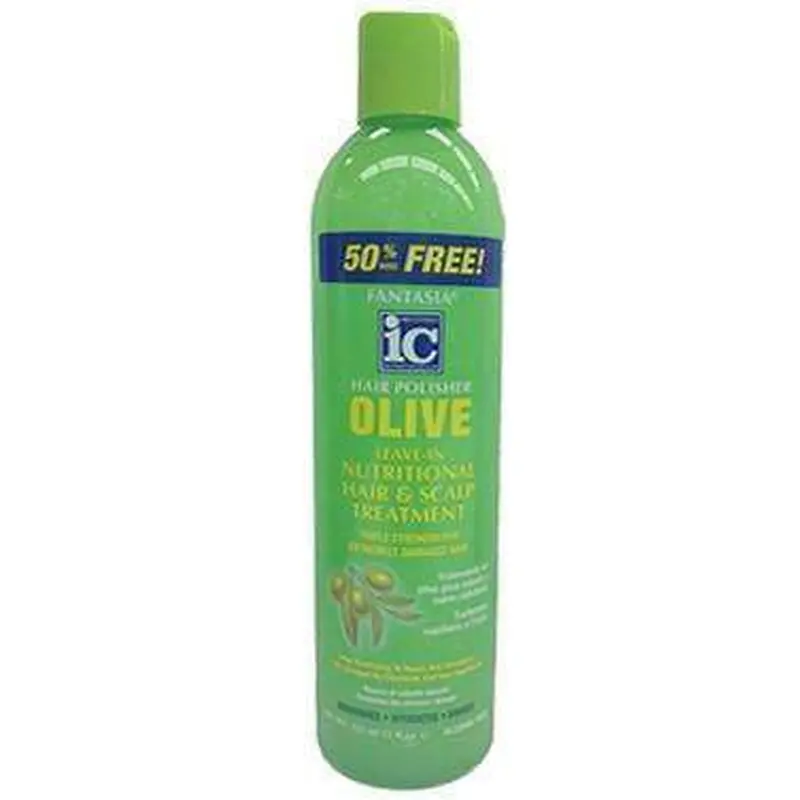 Fantasia IC Hair Polisher Olive Leave-In Nutritional Hair & Scalp Treatment