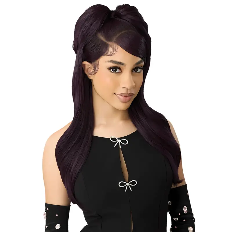Outre Perfect Hairline True Frontal Fully Hand-Tied 13x6 Lace Frontal Wig - Peak Edge 708