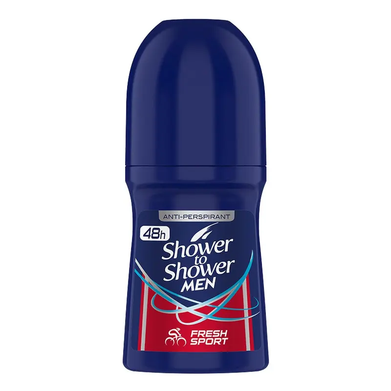 Shower To Shower Men's Roll On Deodorant - Fresh Sport
