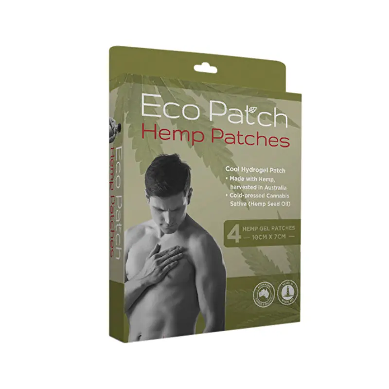 Byron Naturals Patches Byron Naturals Eco Patch Hemp Patches (Hemp Gel Patches - 10cm x 7cm) x 4 Pack
