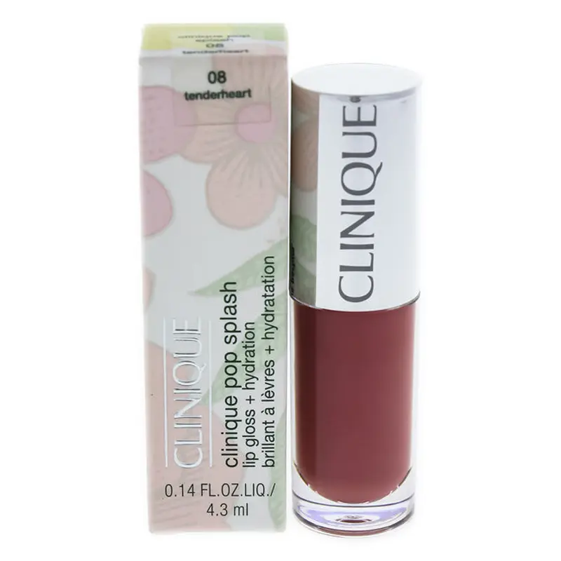 Clinique Pop Splash Lip Gloss - 08 Tenderheart by Clinique for Women - 0.14 oz Lip Gloss