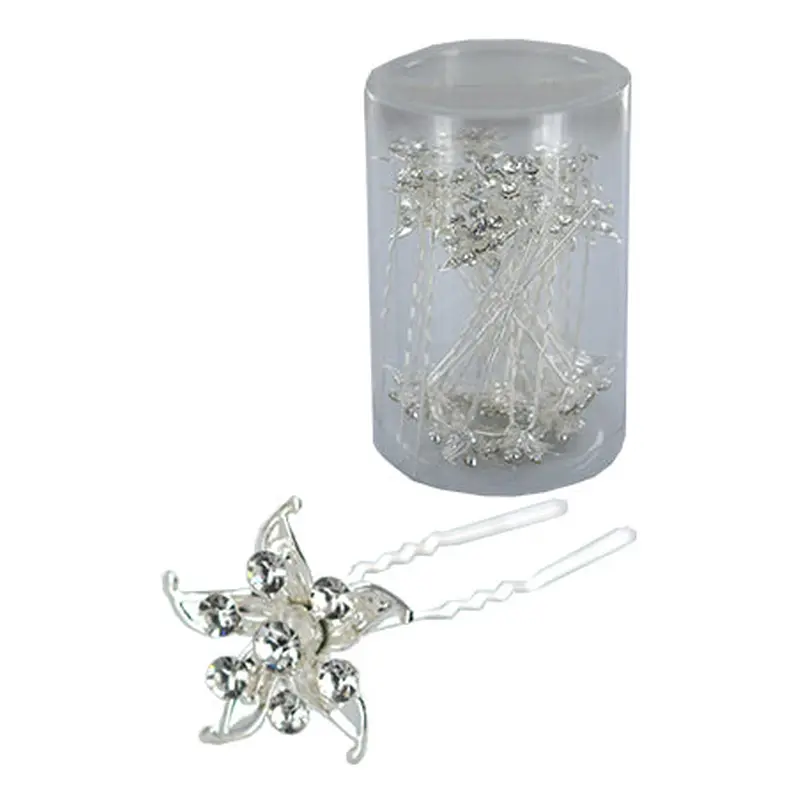 Magic Gold Fashion Hair Pins #6749 Silver
