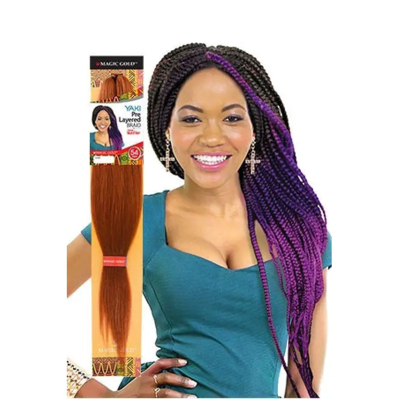 Magic Gold Yaki Pre Layered Braid 54"
