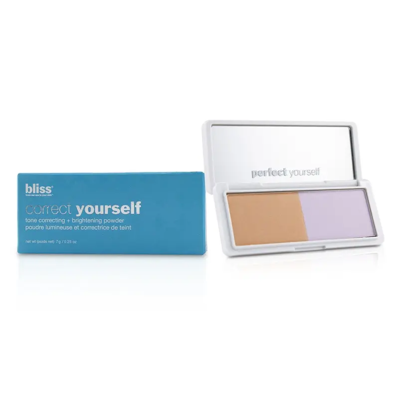 Bliss Correct Yourself Tone Correcting + Brightening Powder - # Peach/Lavender  7g/0.25oz