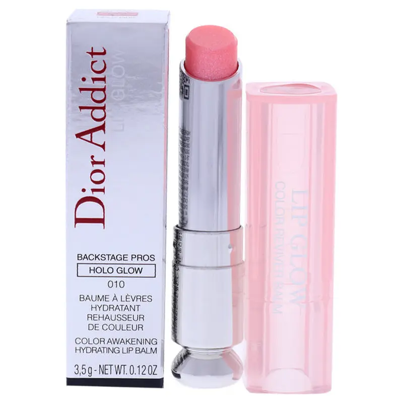 Christian Dior Dior Addict Lip Glow - 010 Holo Pink by Christian Dior for Women - 0.12 oz Lipstick