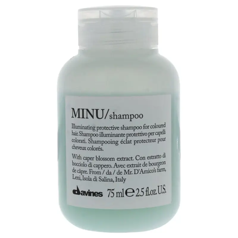 Davines Minu Illuminating Protective Shampoo by Davines for Unisex - 2.5 oz Shampoo