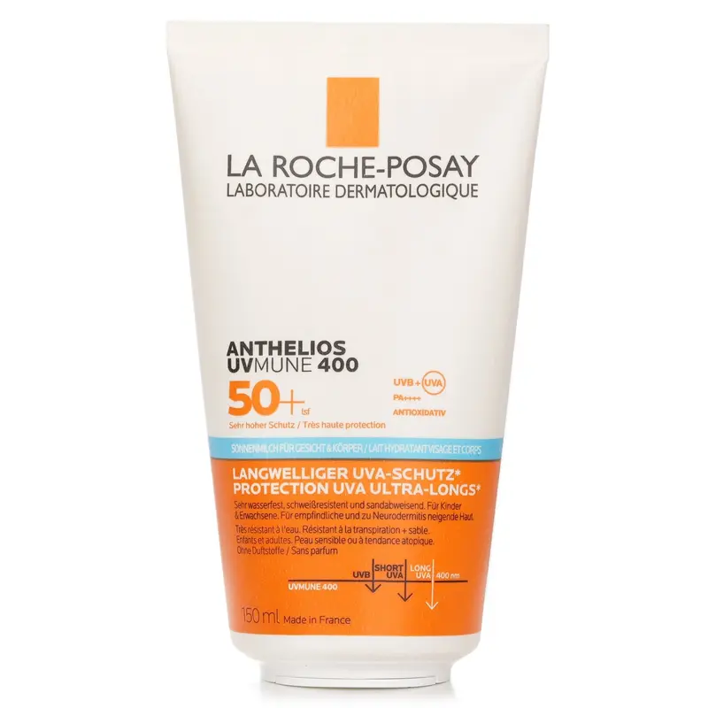 La Roche Posay Anthelios UVmune 400 Moisturizing Milk SPF 50 (For Face And Body)  150ml
