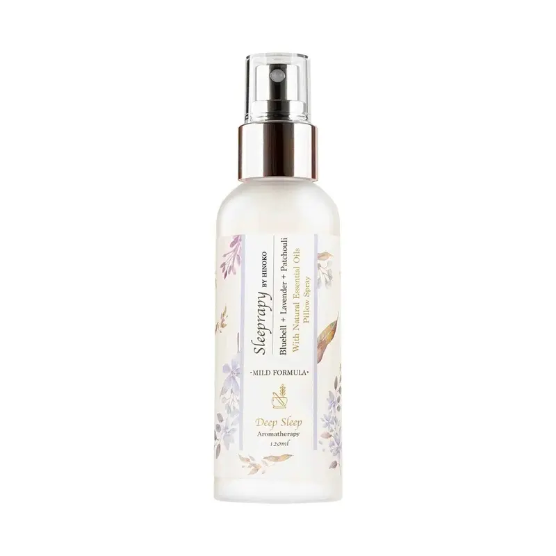 HINOKO Sleeprapy Natural Aromatherapy Pillow Spray - Deep Sleep: Bluebell + Lavender + Patchouli  Fixed Size